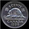 Image 2 : 1999 Canada 5c Hi Grade GEM Unc (COI-7986)