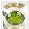 Image 1 : 68.72twc Peridot Sterling Ring (JEW-2816)