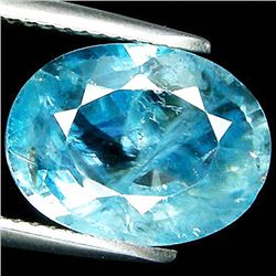 6.69ct Oval Cut Light Bluegreen Paraiba Zircon (GEM-33585)
