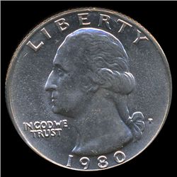 1980P GW 25c MS67+ (COI-8714)