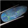 4.3ct Australian Black Opal Doublet Full Fire (GEM-36526)
