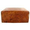 Image 2 : RARE Burl Box Handmade Afzelia Wood  (CLB-840)