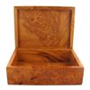 Image 3 : RARE Burl Box Handmade Afzelia Wood  (CLB-840)