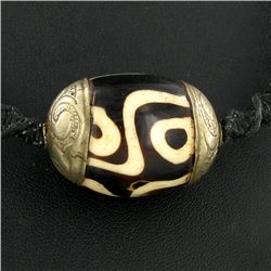 Tibet Big Agate Bead Choker Necklace (JEW-3294)