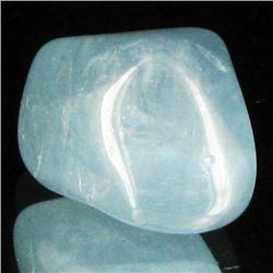 23.25ct Strong Blue Freeform Aquamarine Cabochon (GEM-33720)