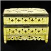 Chinese Handcarved Bone Double Gem Box (CLB-856)