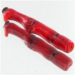 17ct Red Coral Freeform (MIN-000731)