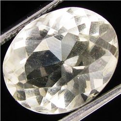 6.82ct Pale Yellow Kunzite Oval (GEM-39017)