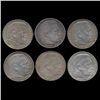 1936A Nazi Germany 5 Mark Hi Grade 6 Pcs (COI-8205)
