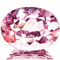 4.12ct Natural Soft Peach Pink Morganite Oval (GEM-29920)