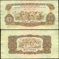 1963 Vietnam 1 Dong Crisp Circulated (CUR-06268)