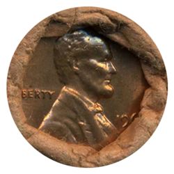 1968 Lincoln Cent RARE Never Opened BU Roll (COI-5487)