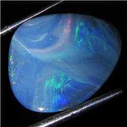 3.57ct Australian Black Opal Doublet Full Fire (GEM-36092)