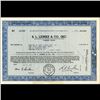 1960s Lemke Stock Certificate Scarce Blue (COI-3434)