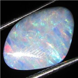 4.05ct Australian Black Opal Doublet Full Fire (GEM-36170)