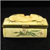 Chinese Handcarved Bone Gem Box (CLB-842)