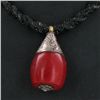 Tibet Coral bone Bead Nickel Choker Necklace (JEW-3275)