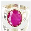 Image 1 : 51.17twc Mozambique Ruby Sterling Ring (JEW-2766)
