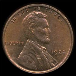 1924 Lincoln 1c MS66+ RB (COI-8739)