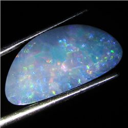 4.5ct Australian Black Opal Doublet Full Fire (GEM-36236)