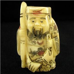 Handcarved Bone Chinese Netsuke (CLB-918)