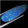 1.55ct Australian Black Opal Doublet Full Fire (GEM-36072)
