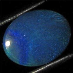 1.27ct Australian Black Opal Doublet Full Fire (GEM-36008)