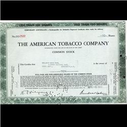 1960s Amer. Tobacco Stock Certificate Scarce (CUR-06416)