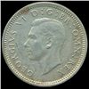1944 Britian 3p Silver AU+ Scarce (COI-8810)