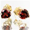 2.77twc Orange Garnet 10k Gold Earrings (JEW-2917)