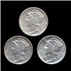 1936P/D/S Mercury Dimes Hi Grade Set of 3 (COI-8451)