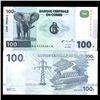2000 Congo 100 France Note Crisp Unc RARE (COI-3930)