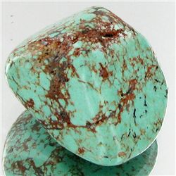 40ct Green Turquoise Freeform Cabochon (GEM-33798)
