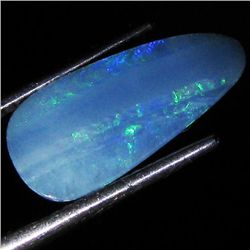 2.35ct Australian Black Opal Doublet Full Fire (GEM-35898)