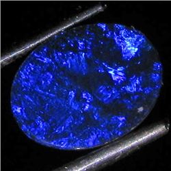 1.25ct Australian Black Opal Doublet Full Fire (GEM-35918)
