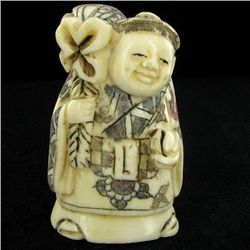 Handcarved Bone Chinese Netsuke (CLB-897)