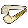 Image 2 : Antique Bock Meerschaum Pipe w/ Case (ANT-1055)