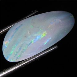 4.16ct Australian Black Opal Doublet Full Fire (GEM-35876)