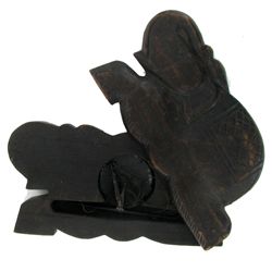 Antique Opium Scale Set In Hand Carved Teak Box  (ANT-1910)