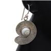 Image 3 : Polished Shell Sterling Necklace Earrings (JEW-186)
