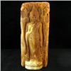 Hand Carved Petrified Wood Thai Buddha (ANT-1784)