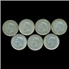 Image 1 : 1941 Britian 3p Silver XF/AU 7pcs (COI-8820)