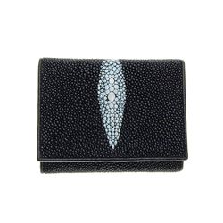 Unisex Stingray Hide Skin Tri-fold Wallet  (ACT-059)