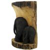 Image 2 : Handcarved Teak Elephant Derrier Tush (CLB-922)
