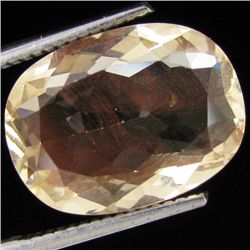 7.85ct Clear Champagne Oregon Sunstone Oval (GEM-30967)
