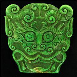 Chinese Handcarved Vintage Soapstone Bi (ANT-1883)