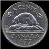 Image 2 : 1977 Canada 5c Hi Grade GEM Unc High 7 (COI-7943)
