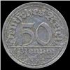 Image 2 : 1921 Germany 50pfg MS63 RARE Blundered Mintmark ERROR (COI-8109)