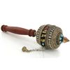 Image 1 : Tibet Bronze Prayer Wheel with Handle (ANT-1797)