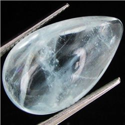 13.5ct Sky Blue Aquamarine Cabochon Pear (GEM-38950)